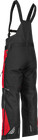 Fly Racing Carbon Bib - Red black  Large   Snowmobile Bib For Warmth   Mobility
