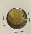 1790 Great Britain Gold 1 2 Guinea Coin    