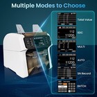 Vs-75 Money Counter Machine Mixed Denomination With Reject Pocket Bill Sorter