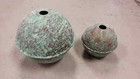 Copper Balls  Quality Made Antiqued  2     4   For Weathervane  Lightening Rod