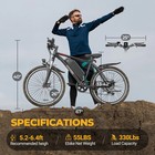 Aovopro 26inch Electric Mountain Bike 22mph Commuting Electric Bicycle Adults