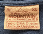 Vintage The Mountain Train Shirt Mens Xl Tie-dye Graphic Locomotive Railroad Y2k