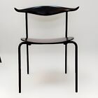 Set Of Eight Mcm Danish Ch88t Dining Chairs  Hans Wegner For Carl Hansen  Black