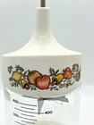 Vintage Gemco Corning Ware Spice Of Life Kitchen Food Chopper Glass Container