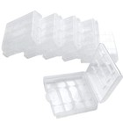 Battery Storage Case For Aa aaa  Holder Box  6pack Clear  Small