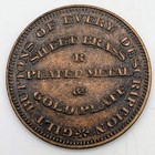 1837 Hard Times Token J m l    W h  Scovill Ht-106 Waterbury Plate Metal Buttons