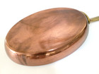 Vintage French Copper Oval Fish Pan Skillet