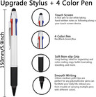 4-color Ballpoint Pen Set Medium Point 1 0mm Multi-color Stylus 5-count