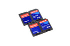 Lot Of 4 Sandisk Microsd Micro Sd To Sd Hc Sdhc Adapter Memory Card Reader