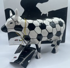 Cow Parade Soccer Cow Aka Moochester No  7363  Brand New In The Box  With Tags