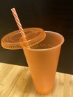 Holiday Starbucks Reusable Cold Cup With Lid And Straw Brand New