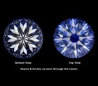 1 00 Ct Round Cut Vvs1 d Lab Created Stud Earrings 14k White Gold 6mm Push Back