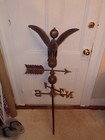Vintage Copper Weathervane With Eagle