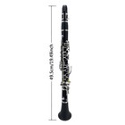 Professional Clarinet Ebonite Eb Key Clarinet E Flat 2 Barrels Good Sound