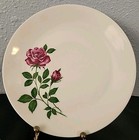 Set Of 4 Vintage Rote Rose Bavaria 7 1 2  Plates