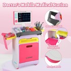 Doctor Kit For Toddlers 3-5 Doctors Pretend Play Set Role Play Toys With Cart   