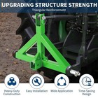 3 Point Trailer Hitch 2  Receiver For Category 1 Tractors  drawbar Attachment