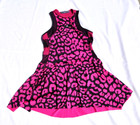 Stella Mccartney Adidas Barricade Pink Leopard Print Tennis Dress Size Large Euc