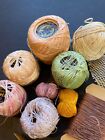 Vintage Lot Of German Lace Weight Thread Or Yarn