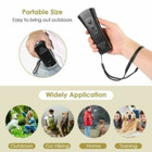 Ultrasonic Anti Dog Stop Barking Pet Trainer Led Light Gentle Chaser Device New