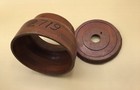 Antique Wood Mold Foundry Pattern Industrial Steampunk Sand Cast - Pot With Base