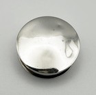 Victorian Circular Pill Box Sterling Silver Birmingham 1898 Saunders   Shepherd
