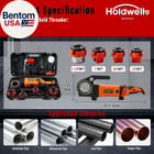 Electric Pipe Threader  2300w 120v Hand-held Pipe Threading Machine With 4 Npt D