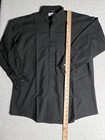 Cm Almy   Son Black Clergy Shirt No Size Tag See Photos Made In Usa