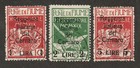 Fiume - Sc  117  119  120 Cto genuine Per Martinas  See Note Below -  Lot 084253