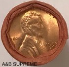 Roll  50  1953 S Obw Original Bank Roll Lincoln Wheat Cent Penny Gem Bu Unc