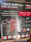 Lincoln K5257-1 Multi-process 180 Amp Mig Stick Tig Welder 180i Mp Dual Voltage