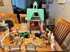 Vintage Little Tikes Place Horse Stable Barn Dollhouse Playset With Extras   Sfh