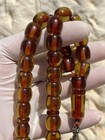 Antique Germany Cherry Amber Rosary 33                                                                          
