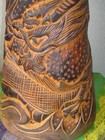 Sale - 20   Deep Carved Djembe Bongo Drum Dragon - M21   Free Cover