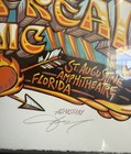 Widespread Panic St Augustine 2025 Signed Poster Aj Masthay Linocut Authentic 
