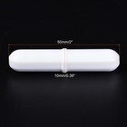 Magnetic Stir Bar Rod 50mm 2  x10mm With Ring Shape Ptfe Coating White