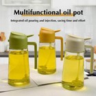 2-in-1 450ml Glass Oil Sprayer And Dispenser Spray Bottle Cooking Dispensers