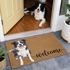Personalized Pet Portrait Welcome Doormat Custom Entryway Home