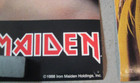 Iron Maiden  Maiden Japan  2 Poster Lot  Vintage 1988  Both Posters Are 17  X 11