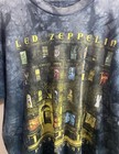 Vintage Led Zeppelin Physical Graffiti Shirt Single Stitch Liquid Blue Size L xl