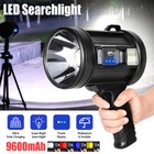 Led Flashlight 200000lm Super Bright Searchlight Rechargeable Spotlight Handheld