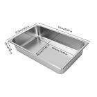 Full Size Perforated Stainless Steel Steam Table Food Pan Deep Hotel Steam Pan