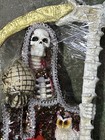 Santa Muerte Statue Brown 30in 