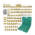 Air Conditioning Leak Test Adapter Brass Kit  114 Pieces For Leak Detection