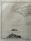 1794 Chart Of Pitcairn Island Captain Cook Voyages Original Antique Map