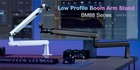 Fifine Bm88 Low Profile Mic Boom Arm Stand Desk Clamp Cable Management Black New