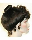 1890s 19th Gibson Girl Costume Wig Upsweep Victorian Cinderella Lady Womens Updo
