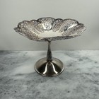 Lovelace International Silver Company Silver Plate Compote Footed Dish 1430