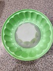 Vintage Retro Green Jello Mold Ring Cake Mold With Insert   Lid   Mid Century   