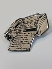 The Office Dwight Schrute Fax Machine Lapel Pin Message From Future Dwight